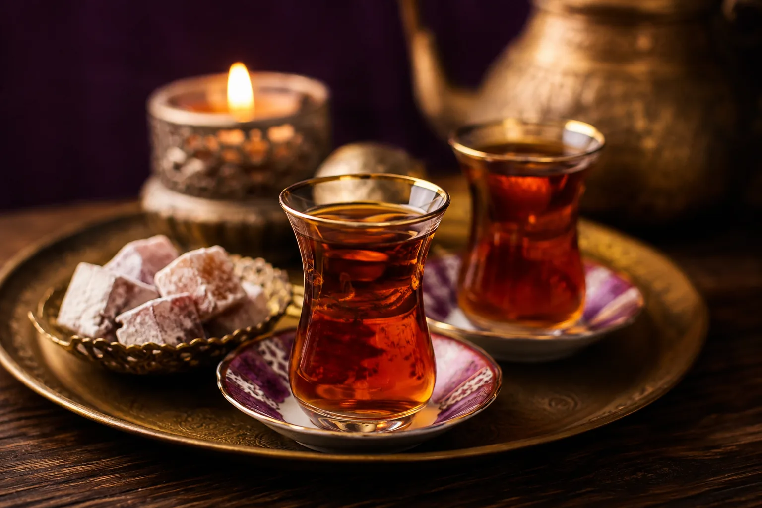 Karşılama çayı servisi — Lila Spa, Esenler misafirlerine hizmet veren salon