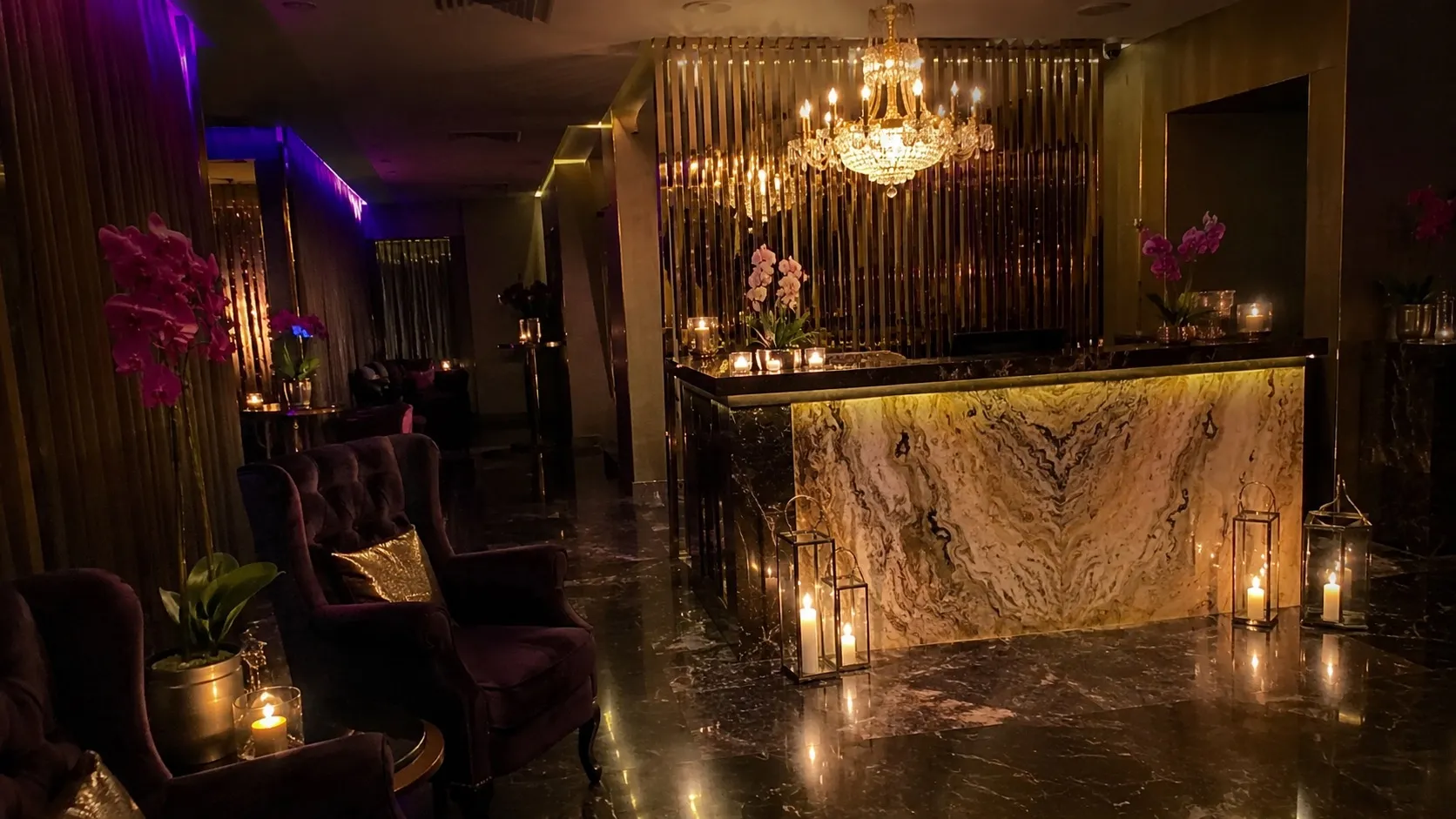 Salonun giriş lobisi — Lila Spa, Esenler misafirlerine hizmet veren salon
